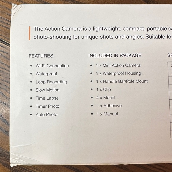 GUC Action Cam w waterproof case - Picture 13 of 14